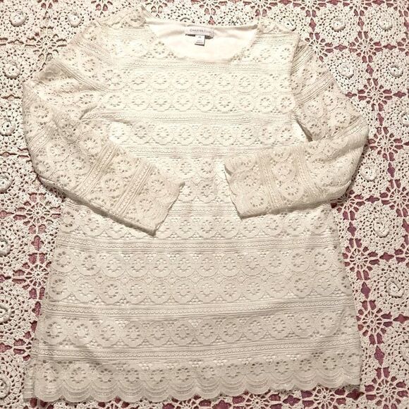 Charter Club Tops - Charter Club lace top Small
